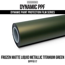 Load image into Gallery viewer, DPPF817 - DYNAMIC PPF - FROZEN MATTE LIQUID METALLIC TITANIUM GREEN
