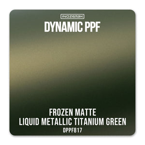 DPPF817 - DYNAMIC PPF - FROZEN MATTE LIQUID METALLIC TITANIUM GREEN